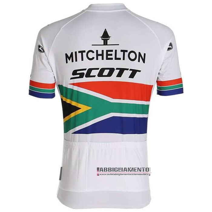 Abbigliamento Mitchelton-scott Campione Sudafrica 2020 Manica Corta e Pantaloncino Con Bretelle - Clicca l'immagine per chiudere